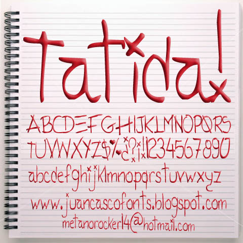 Tatida Rocking font
