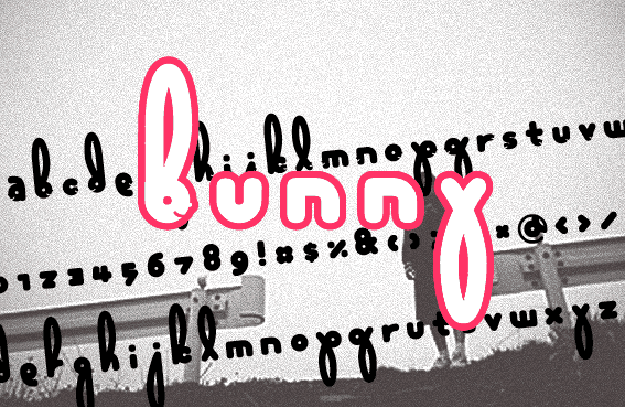 Bunny font
