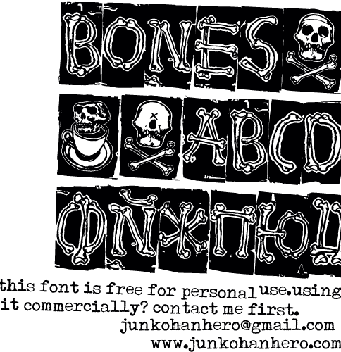 Bones font