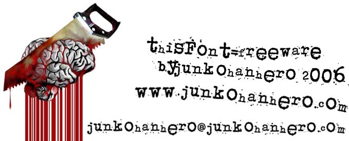 Junko’s Typewriter font