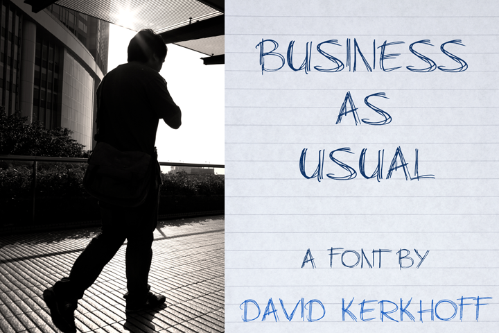 Business As Usual font