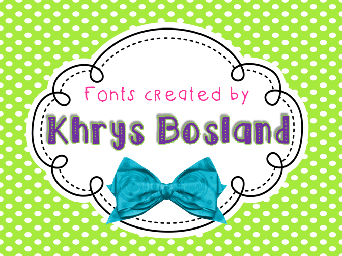 KB Ribbons and Bows font