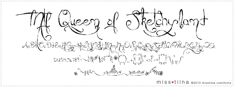 MTF Queen Of Sketchyland font