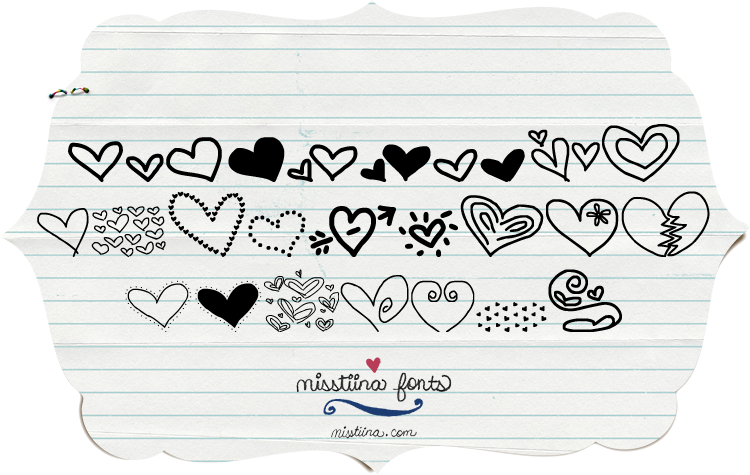 MTF Heart Doodle font