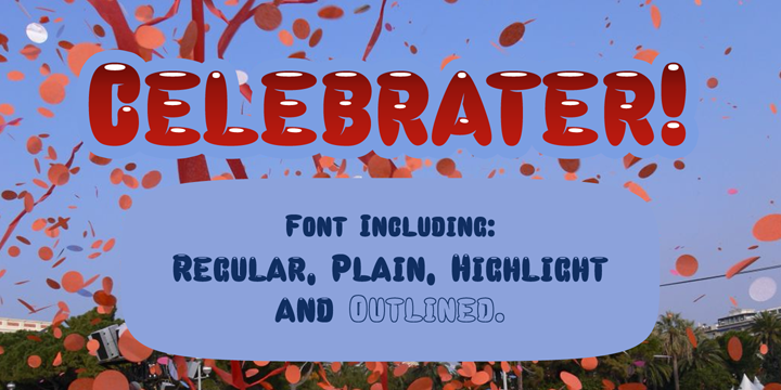 Celebrater font