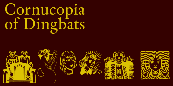 Cornucopia of Dingbats font