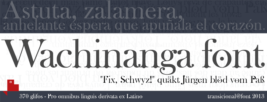 Wachinanga font