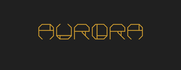 Aurora font