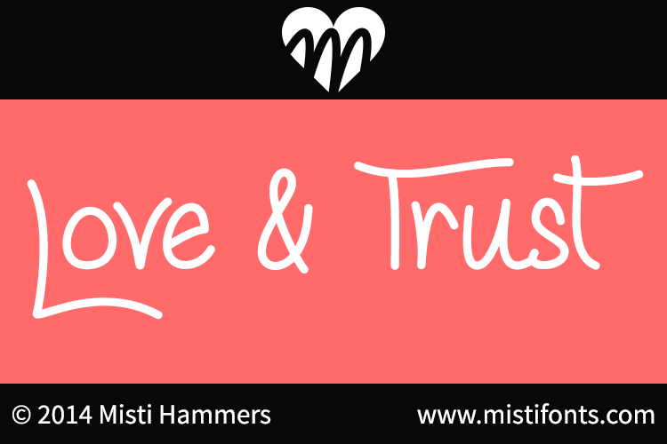 Love Trust font