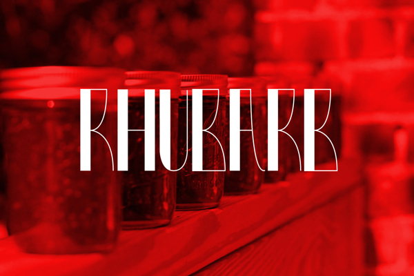Rhubarb font