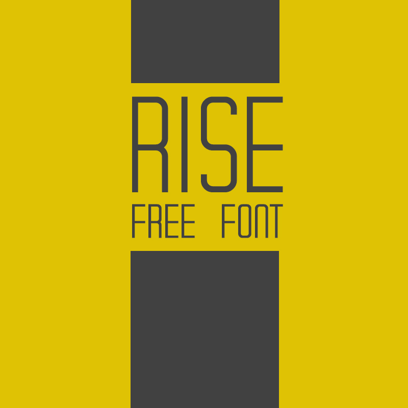 Rise font