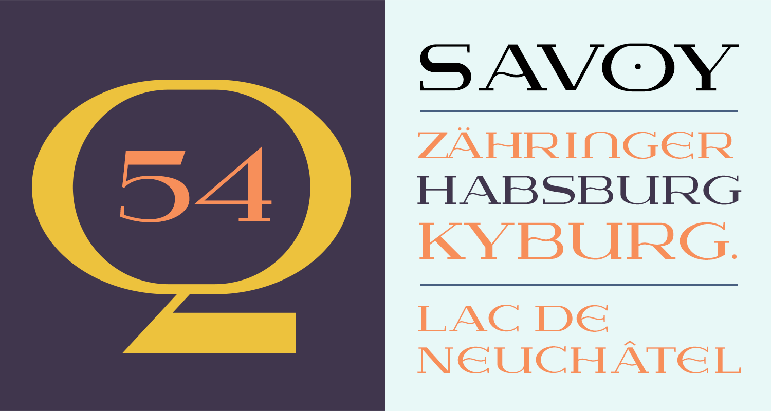 Lausanne font