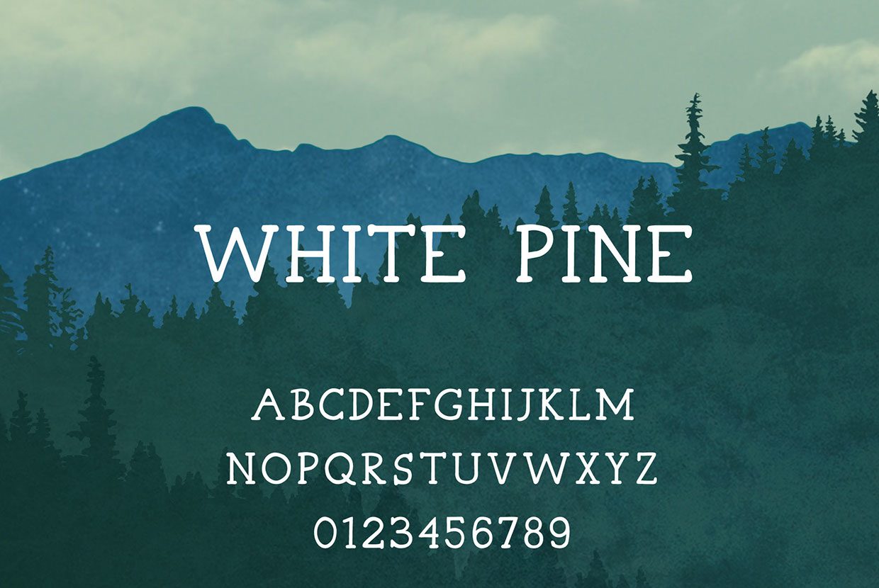 White Pine font