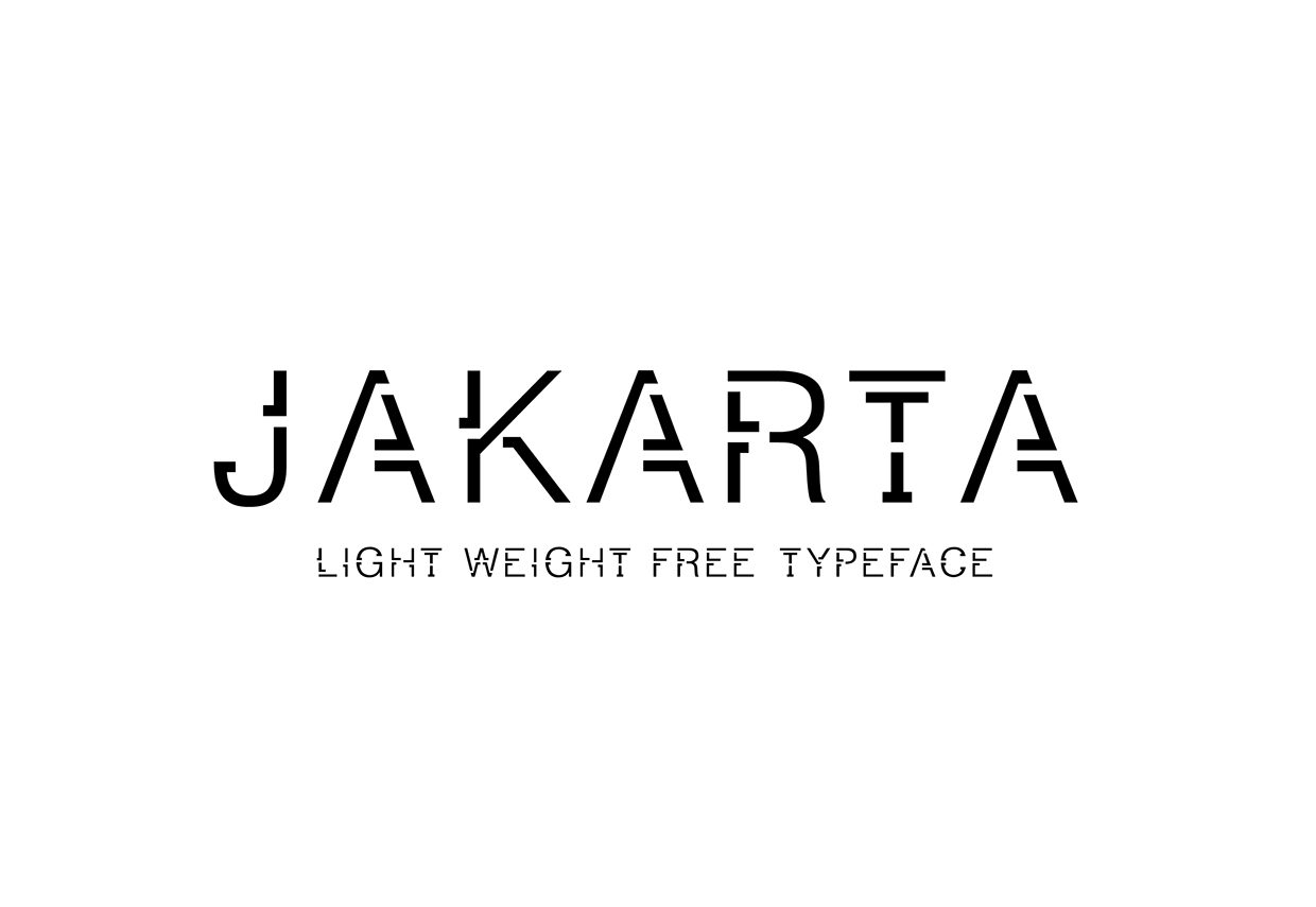 JAKARTA font