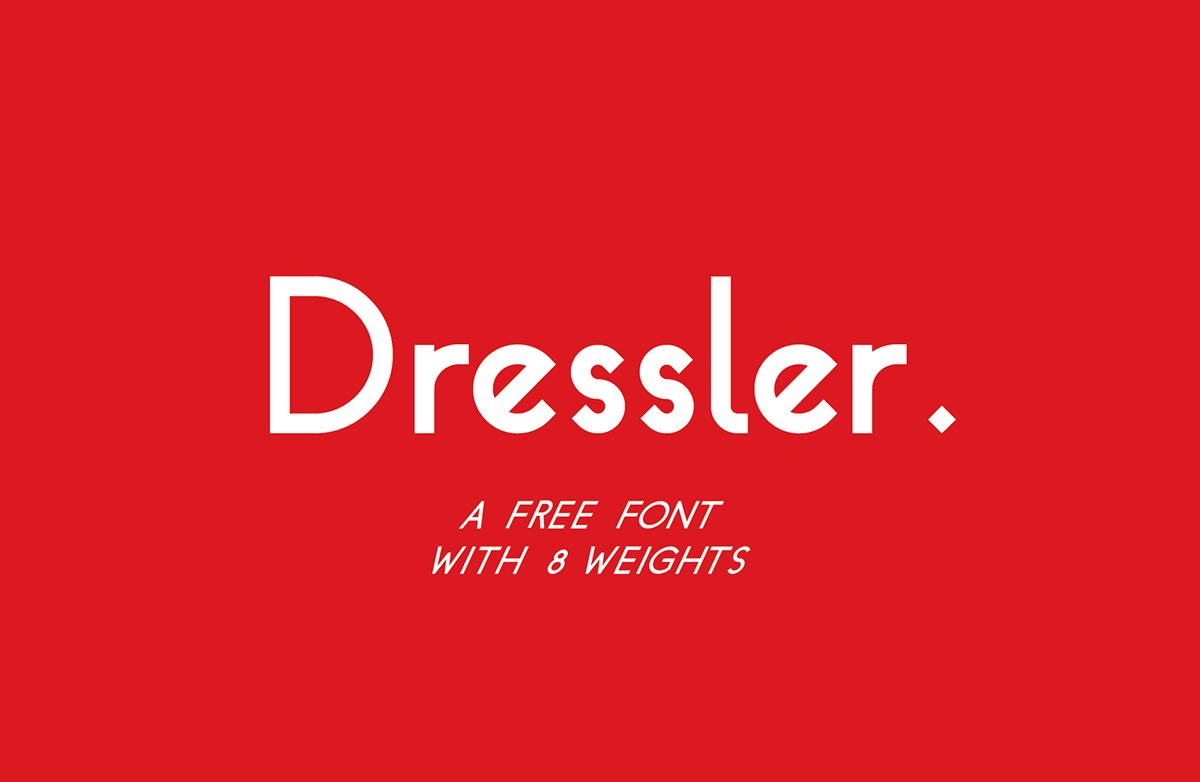 Dressler-Light font