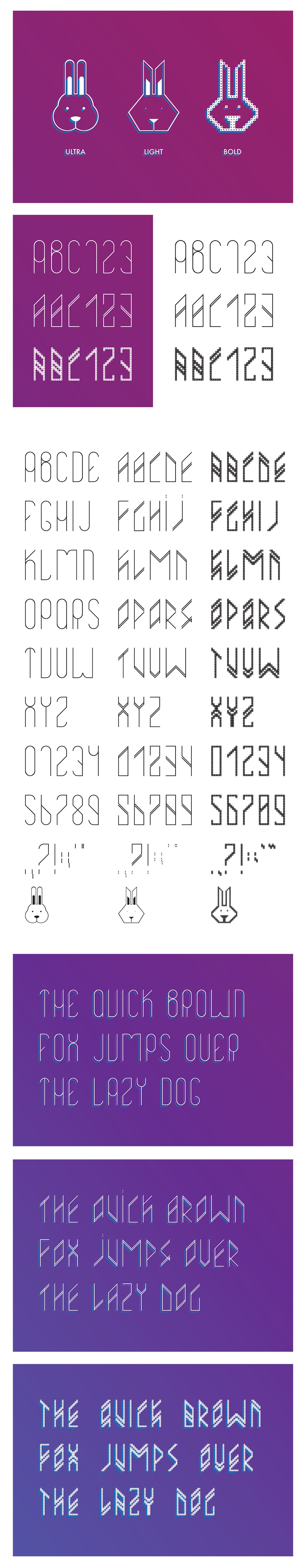 UTOPIA Light font