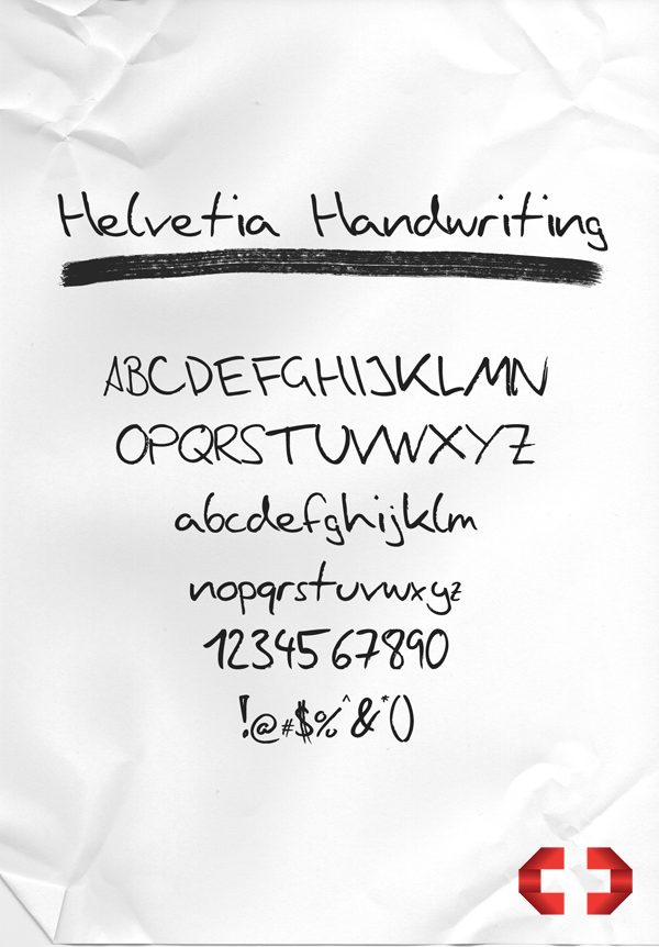Helvetia Handwriting font