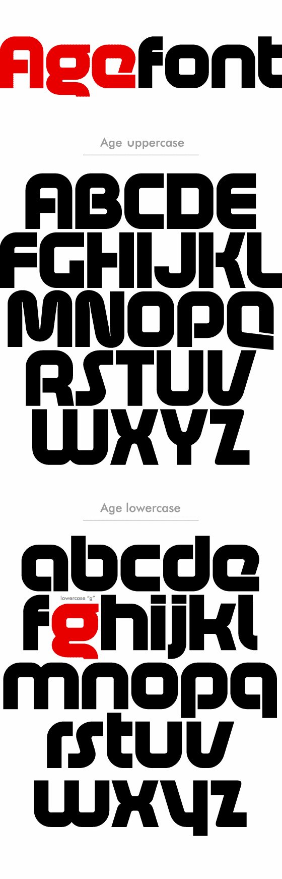 Age font