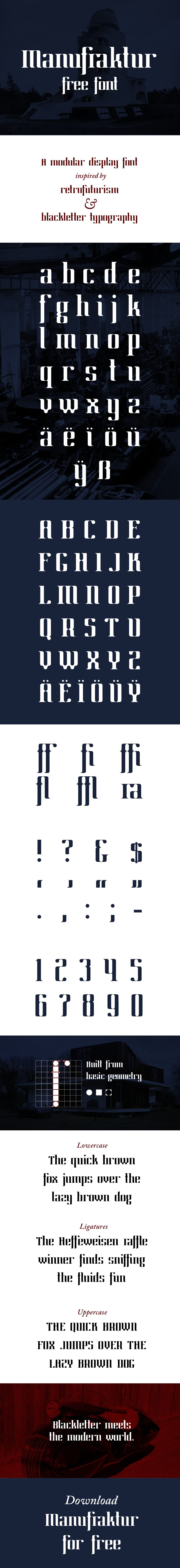 Manufraktur-Regular font