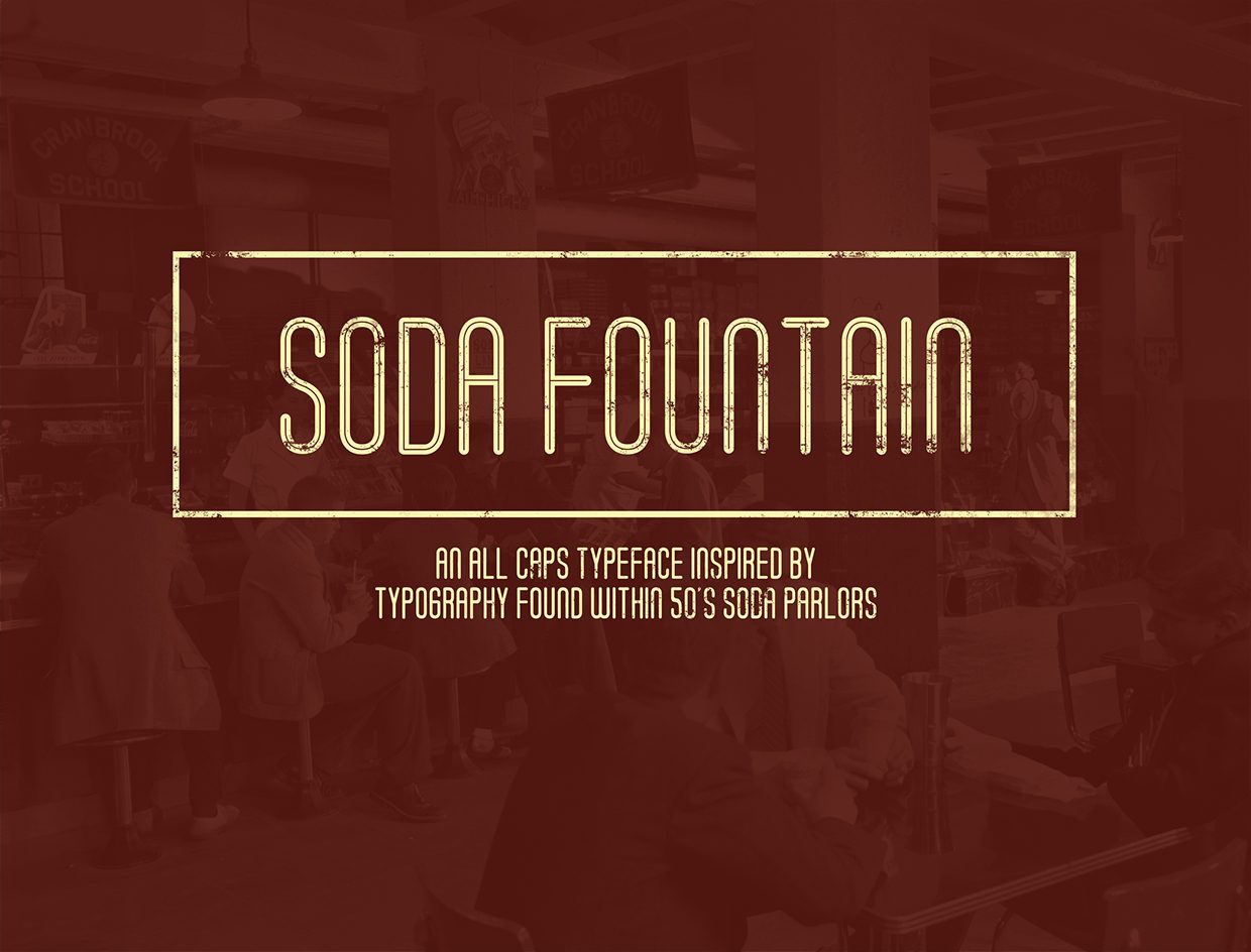 Soda Fountain Thin Oblique font