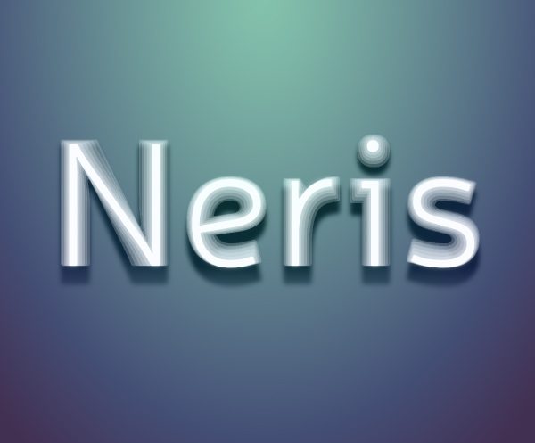 Neris SemiBold Italic font